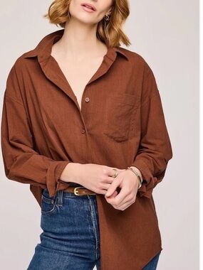 UNWORN Callahan Button down by Gentle Fawn